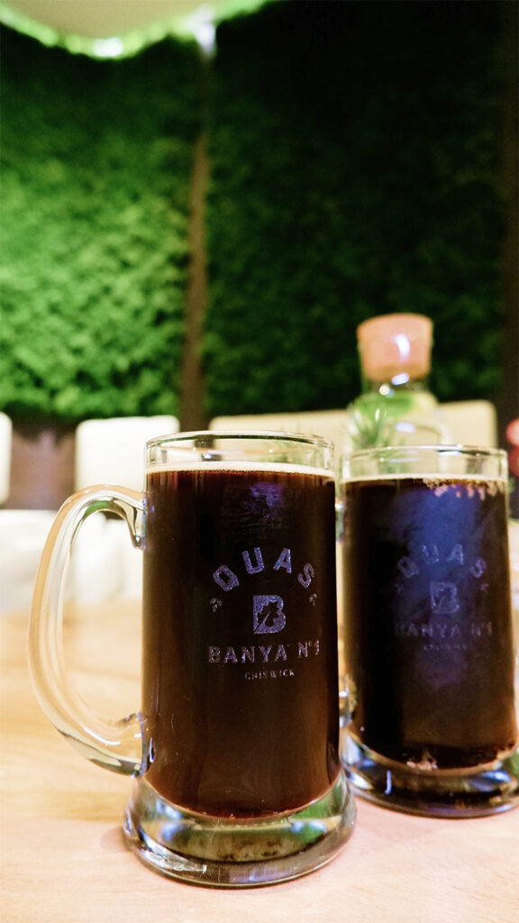 Real authentic draught kvass -Banya No.1 - Chiswick - West London