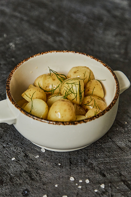 Boiled potatoes with dill and butter - Banya No.1 - Chiswick - Spa Day with lunch