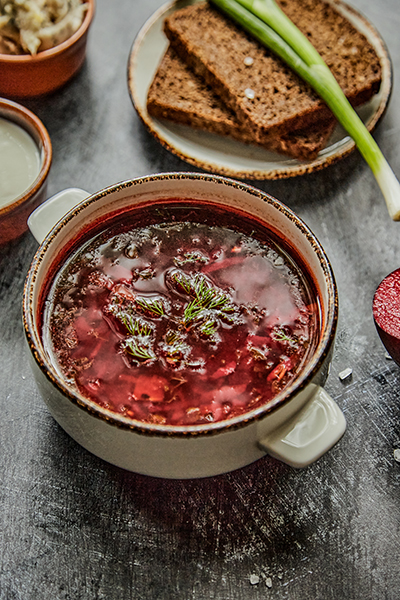 Borsch soup - Banya No.1 - Chiswick - Spa Day with lunch