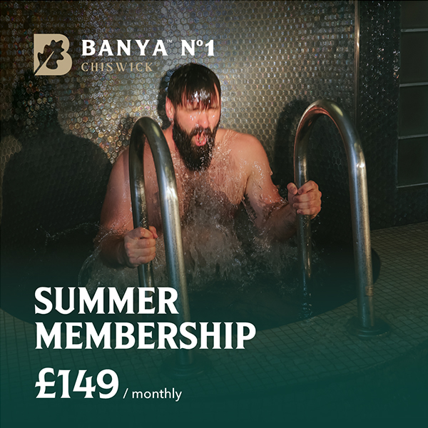 Summer membership - Unlimited sauna sessions - Banya No.1 - Chiswick