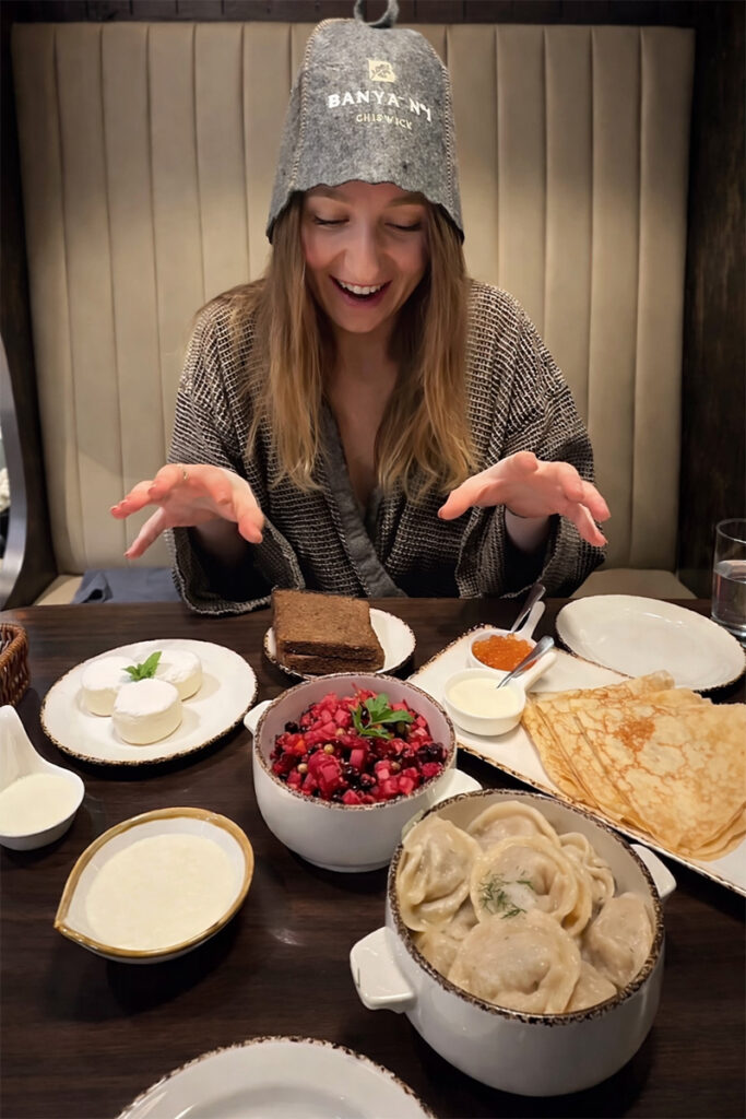 Russian delicacies - food and drinks - Banya No.1 -Chiswick - West London